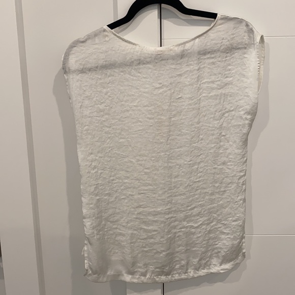 NWT Hammered effect white shirt made in Italy XS - Picture 5 of 6
